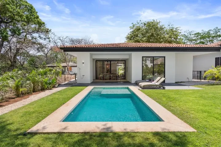 Private pool and covered terrace at Casa #7